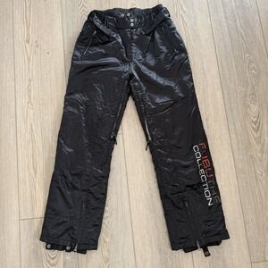 FUBU The Collection Ski Snow Pants Mens Small 30x32 Black Y2K Streetwear